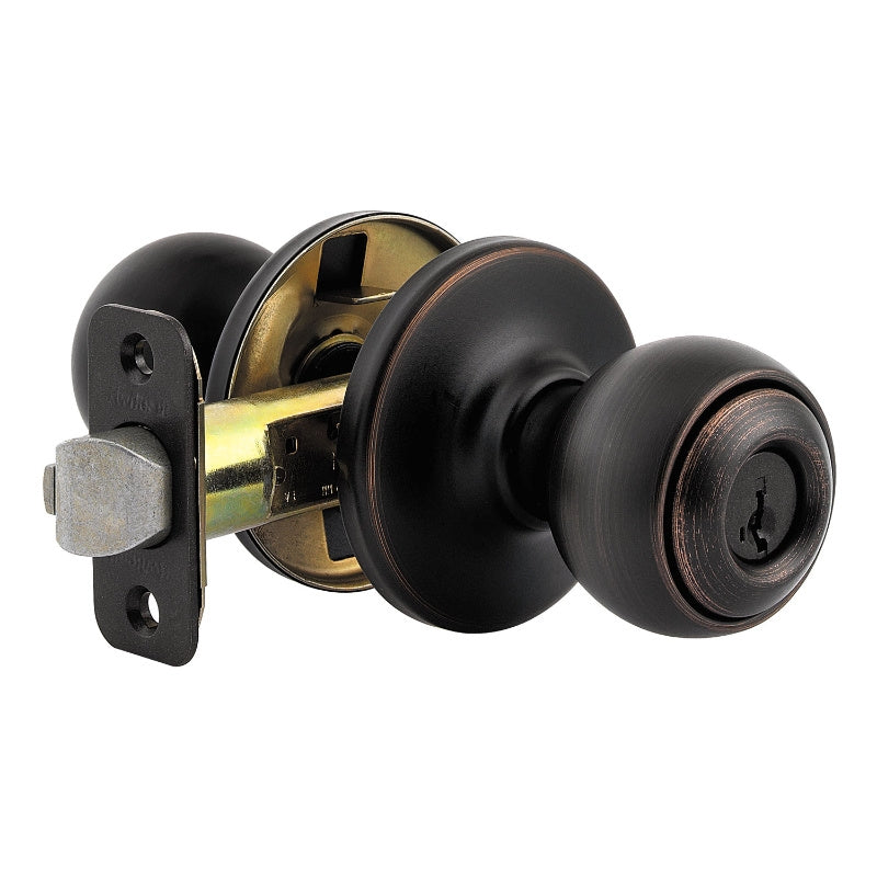 Kwikset 400P 11P SMT K3 Keyed Entry Knob, Venetian Bronze