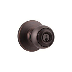 Kwikset 400P 11P SMT K3 Keyed Entry Knob, Venetian Bronze