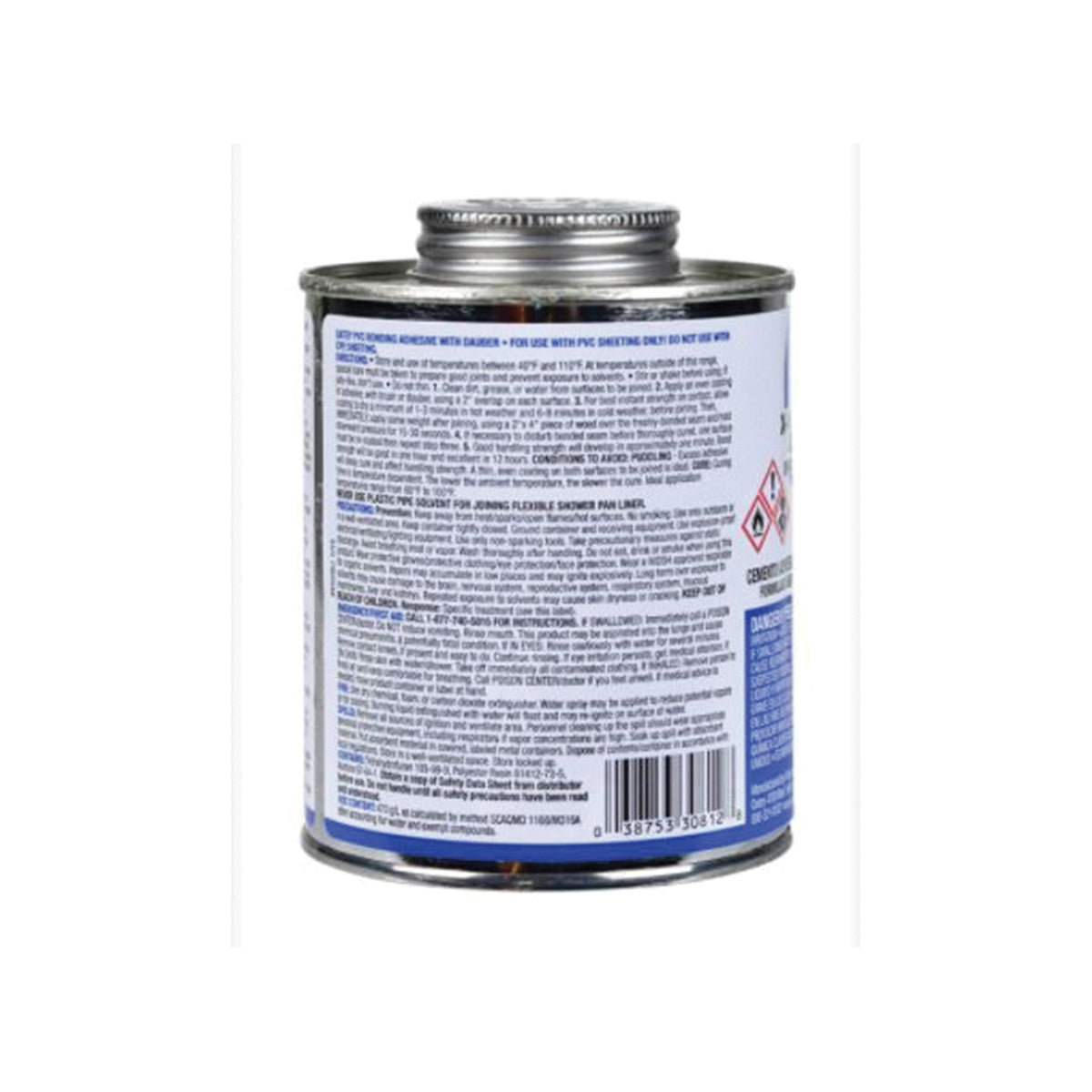 Oatey X-15 Series 30812 Bonding Adhesive, 16 oz, Liquid, Green