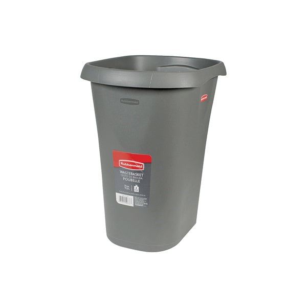 Rubbermaid 5L51 FG5L5100CSHM Waste Basket, 12 qt Capacity, Plastic, Cashmere, 11.8 in H