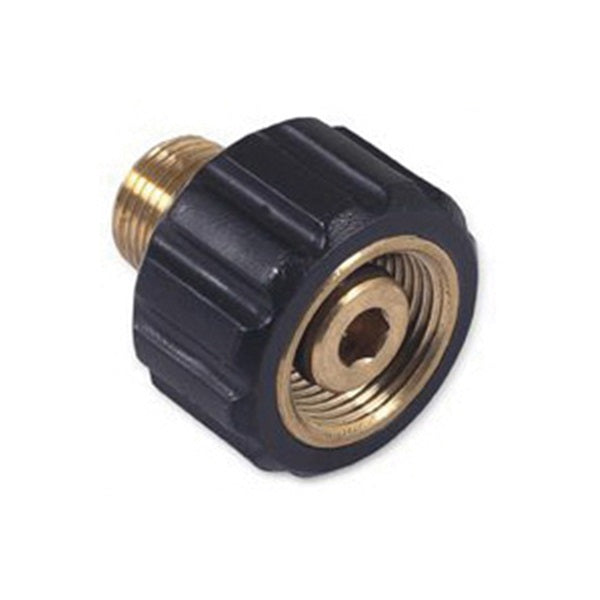 Mi-T-M AW-0023-0489 Screw Coupler, 3/8 in Connection, MNPT x M22