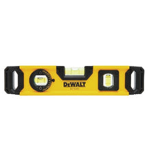Load image into Gallery viewer, DeWALT DWHT43003 Torpedo Level, 9.7 in L, 3-Vial, Magnetic, Aluminum, Black/Yellow
