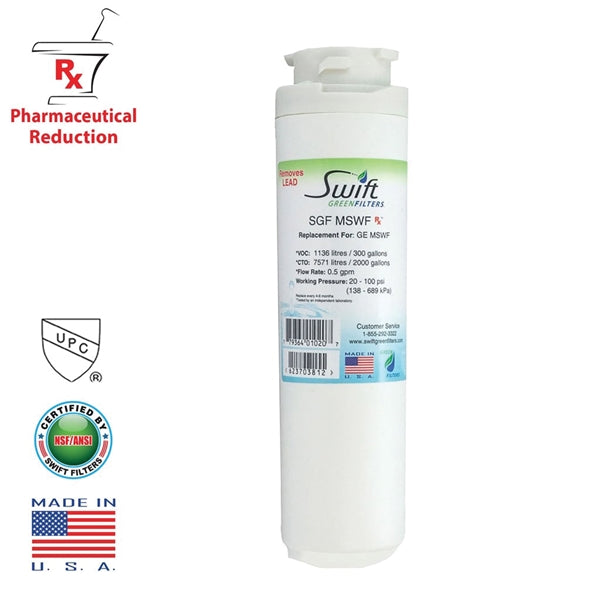SWIFT GREEN FILTERS SGF-MSWF/G23 Refrigerator Water Filter, 0.5 gpm, 0.5 um Filter