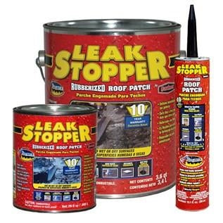 Gardner LEAK STOPPER Series 0311-GA Roof Patch, Black, Liquid, 1 gal