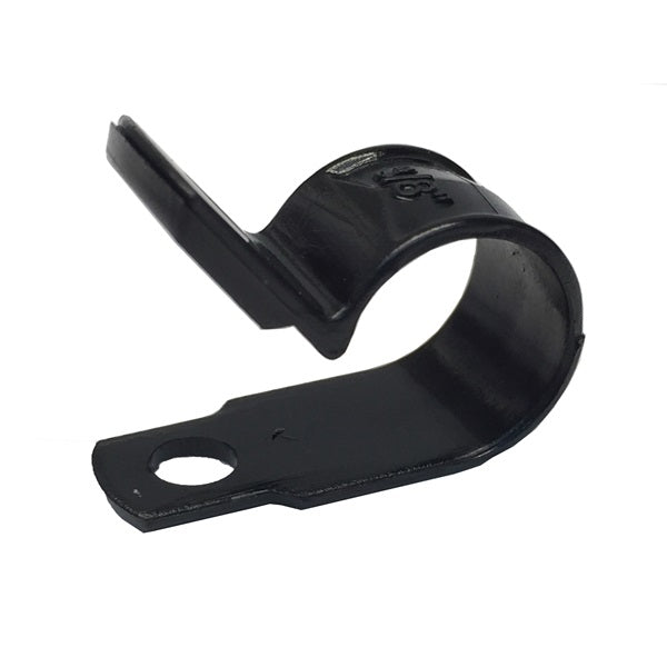 GB PPC-1538UVB Cable Clamp, 3/8 in Max Bundle Dia, Plastic, Black