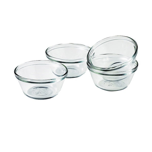 Oneida 81672L11 Custard Cup, 6 oz Capacity, Glass, Clear, Dishwasher Safe: Yes