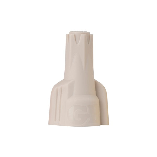 GB Hex-Lok 10-1H1 Wire Connector, 8 to 22 AWG Wire, Copper Contact, Thermoplastic Housing Material, Tan