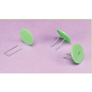 Stinger 136044 Cap Staple, 7/16 in W Crown, 7/8 in L Leg, 18 Gauge, Carbon Steel, Electro-Galvanized