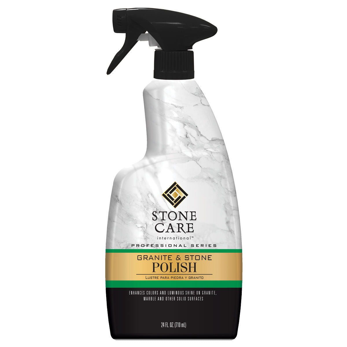 STONE CARE 5184 Granite and Stone Polish, 24 oz, Liquid, White