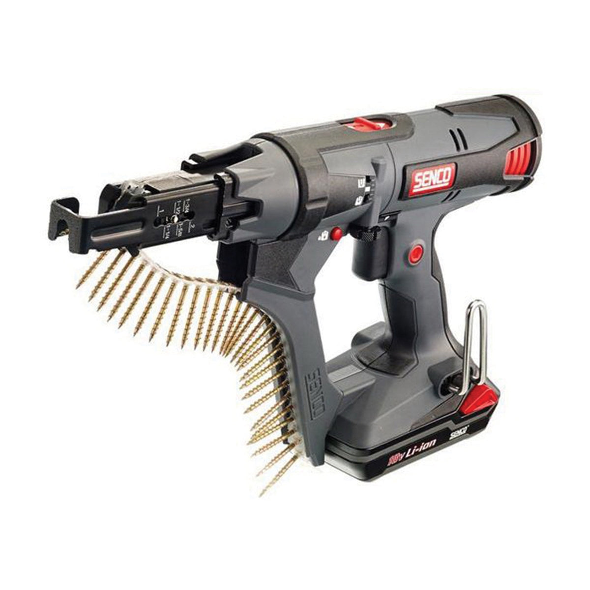 SENCO 7X0001N Auto-Feed Screwdriver, Battery Included, 18 V, 1.5 Ah, Keyless Chuck