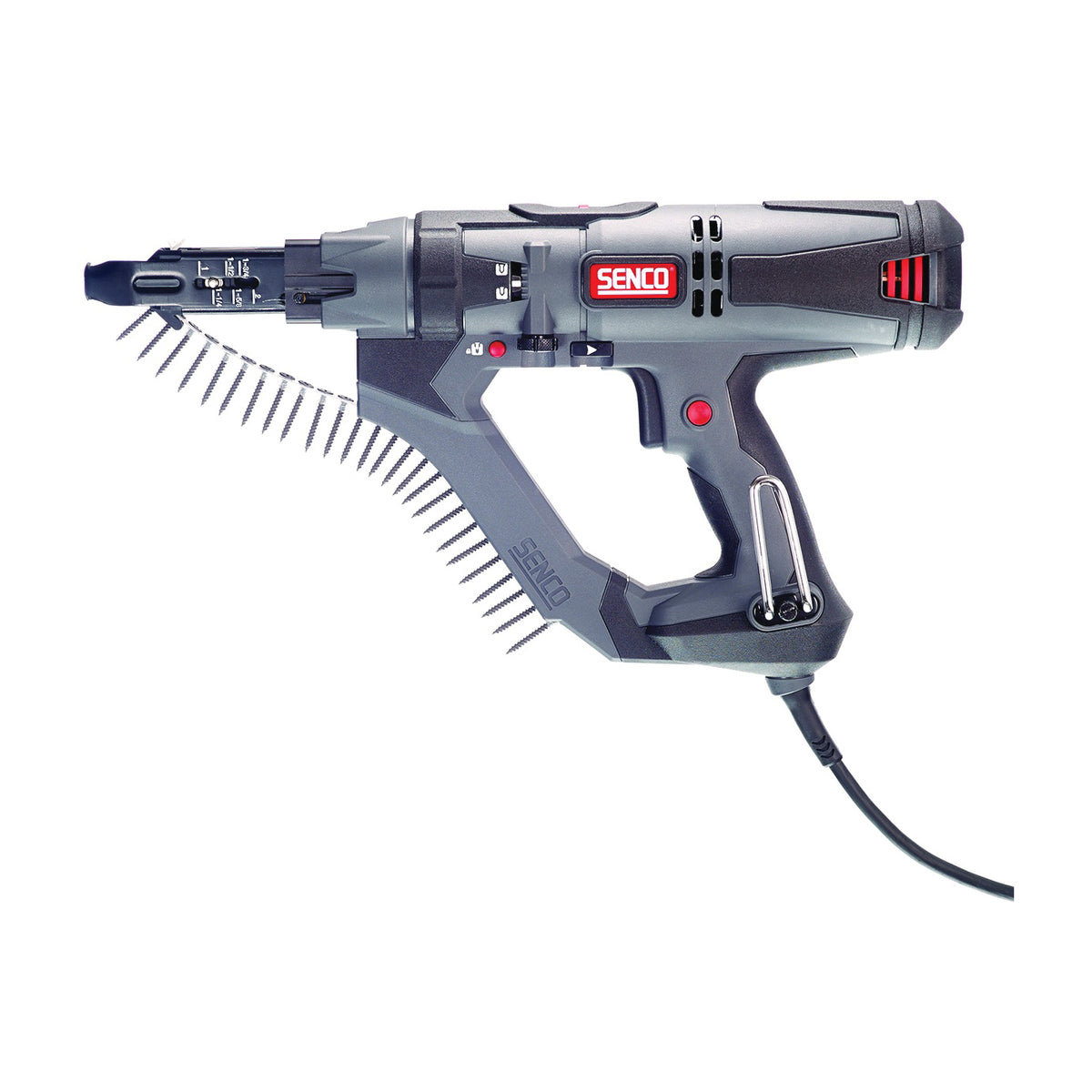 SENCO 7U0001N Auto-Feed Screwdriver, 6 A, 1/2 in Chuck, Keyed Chuck, 2500 rpm Speed, 10 ft L Cord