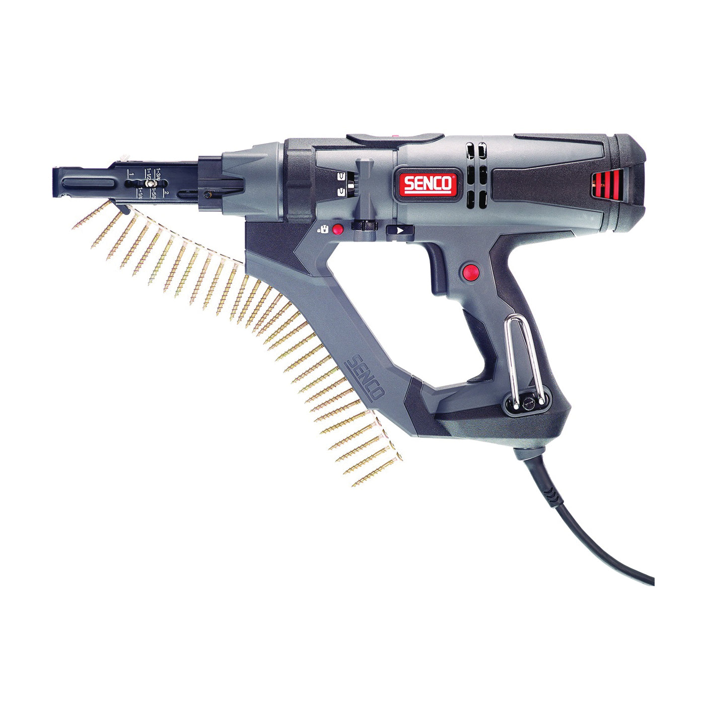 SENCO 7T0001N Auto-Feed Screwdriver, 6 A, 1/4 in Chuck, 5000 rpm Speed, 10 ft L Cord