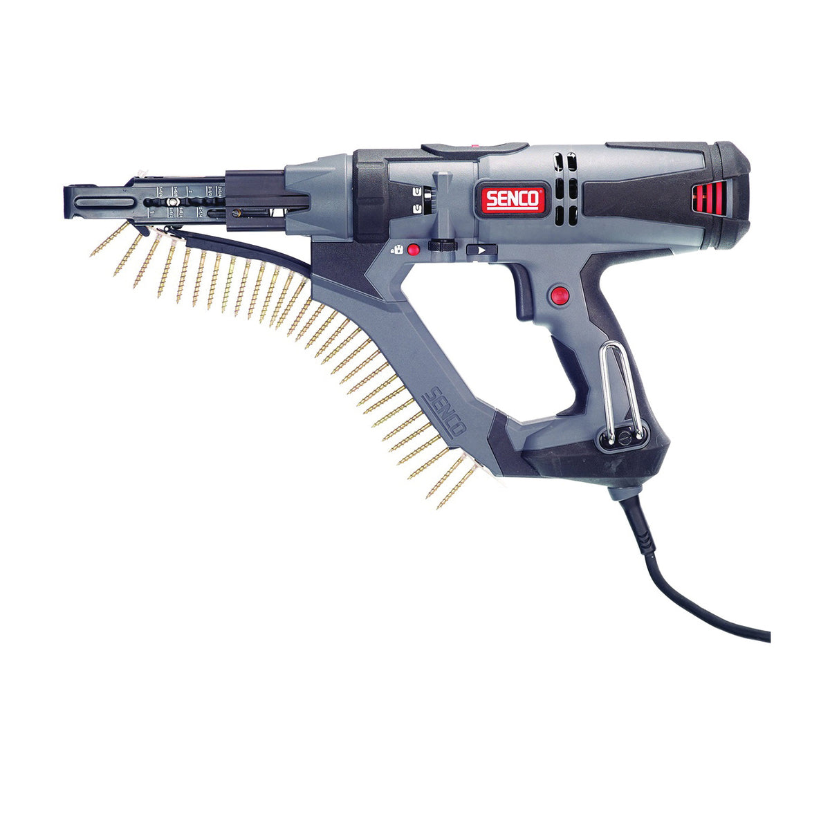 SENCO 7V0001N Auto-Feed Screwdriver, 6 A, 1/4 in Chuck, Keyless Chuck, 2500 rpm Speed, 10 ft L Cord