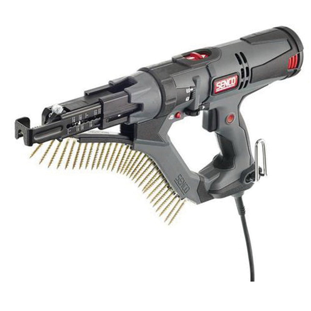 SENCO 7V0001N Auto-Feed Screwdriver, 6 A, 1/4 in Chuck, Keyless Chuck, 2500 rpm Speed, 10 ft L Cord