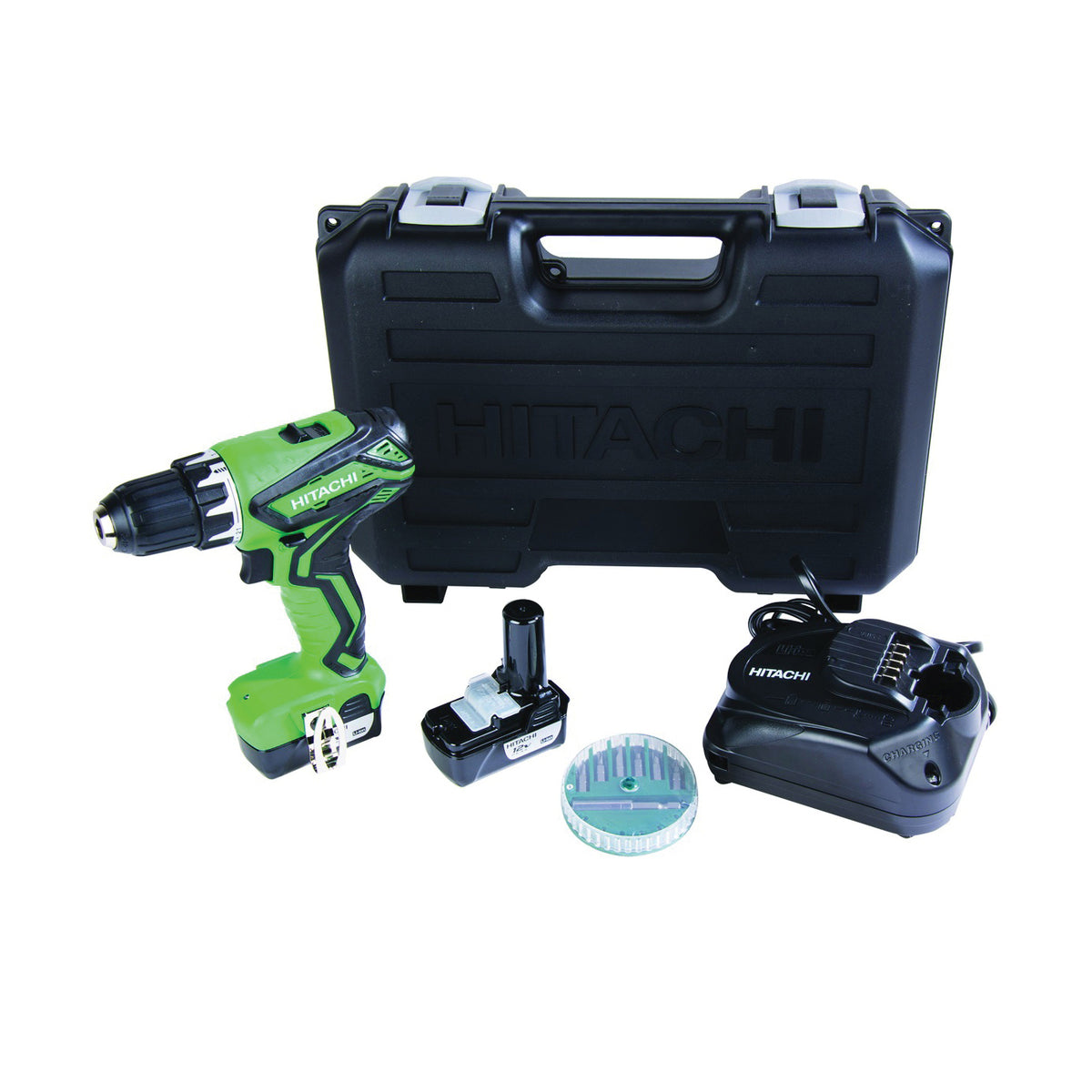 Metabo HPT DS10DFL2 Drill/Driver, Battery Included, 12 V, 1.3 Ah, 3/8 in Chuck, Keyless Chuck