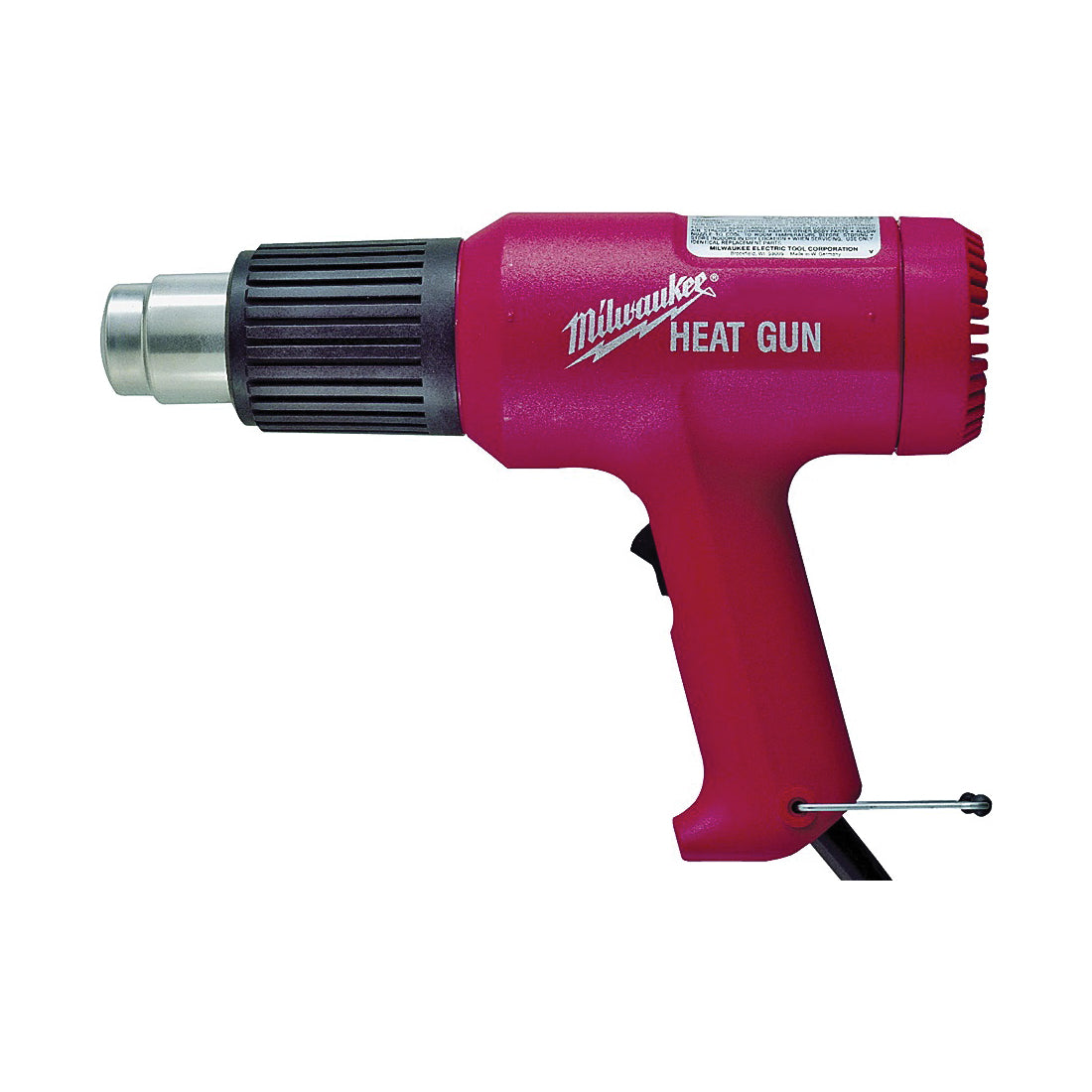 Milwaukee 8975-6 Dual Temperature Heat Gun, 11.6 A, 15 cfm Air, 570 to 1000 deg F