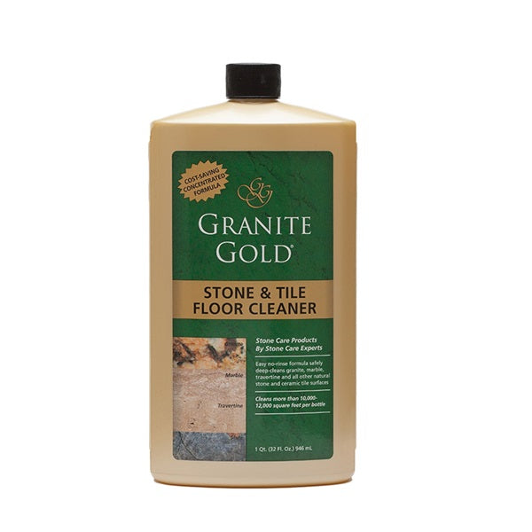 GRANITE GOLD GG0035 Floor Cleaner, 32 oz Bottle, Liquid, Fresh Citrus, Yellow