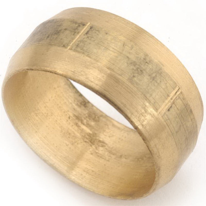 Anderson Metals 730060-10 Pipe Sleeve, 5/8 in Compression, Brass