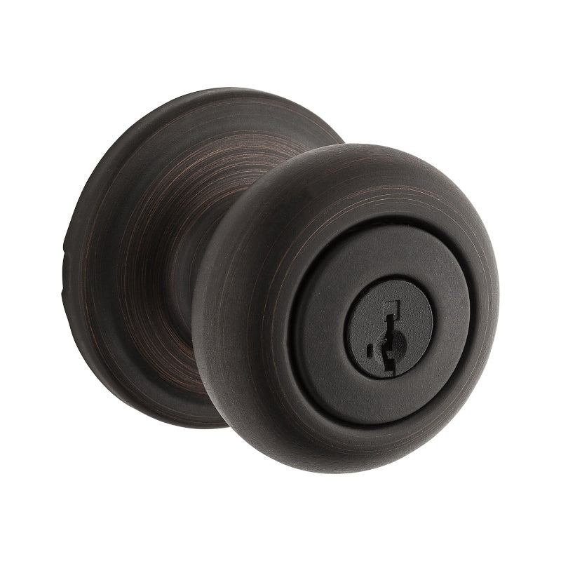 Kwikset Signature Series 740J11PSMTCP Keyed Entry Knob, Metal, Venetian Bronze