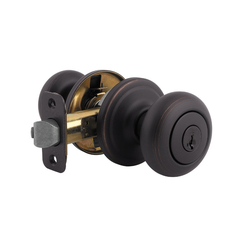 Kwikset Signature Series 740J11PSMTCP Keyed Entry Knob, Metal, Venetian Bronze