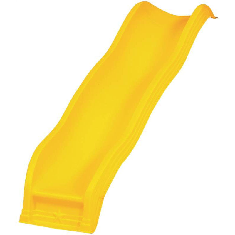 PLAYSTAR PS 8814 Scoop Wave Slide, Polyethylene, Yellow, For: 48 in Playdeck