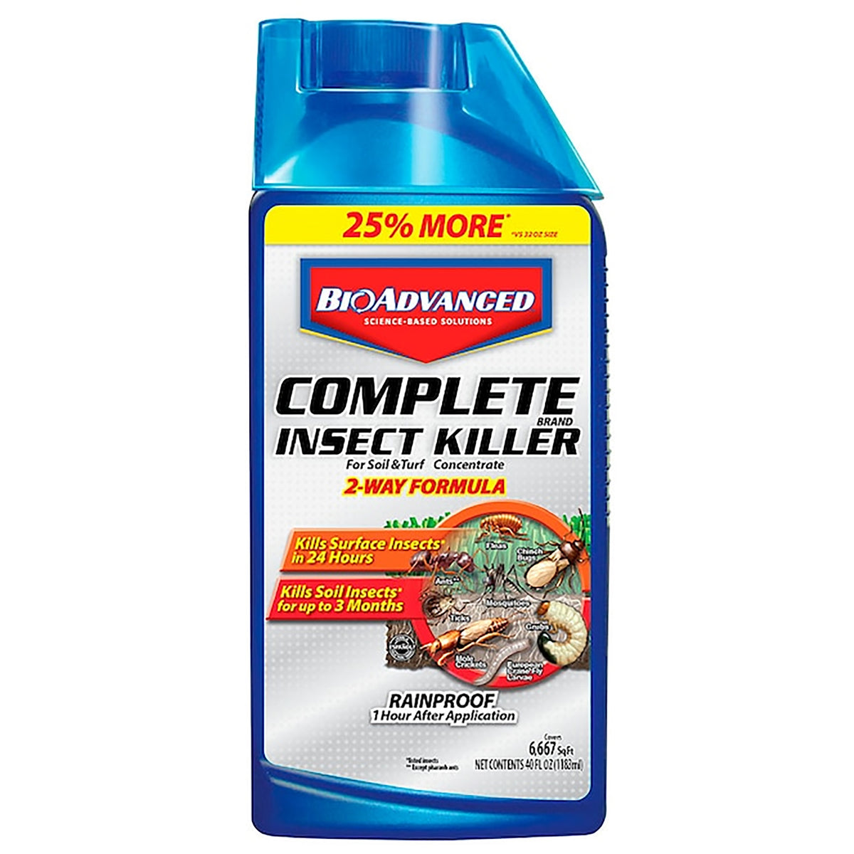 BioAdvanced 700270B Insect Killer, Liquid, Spray Application, 40 oz
