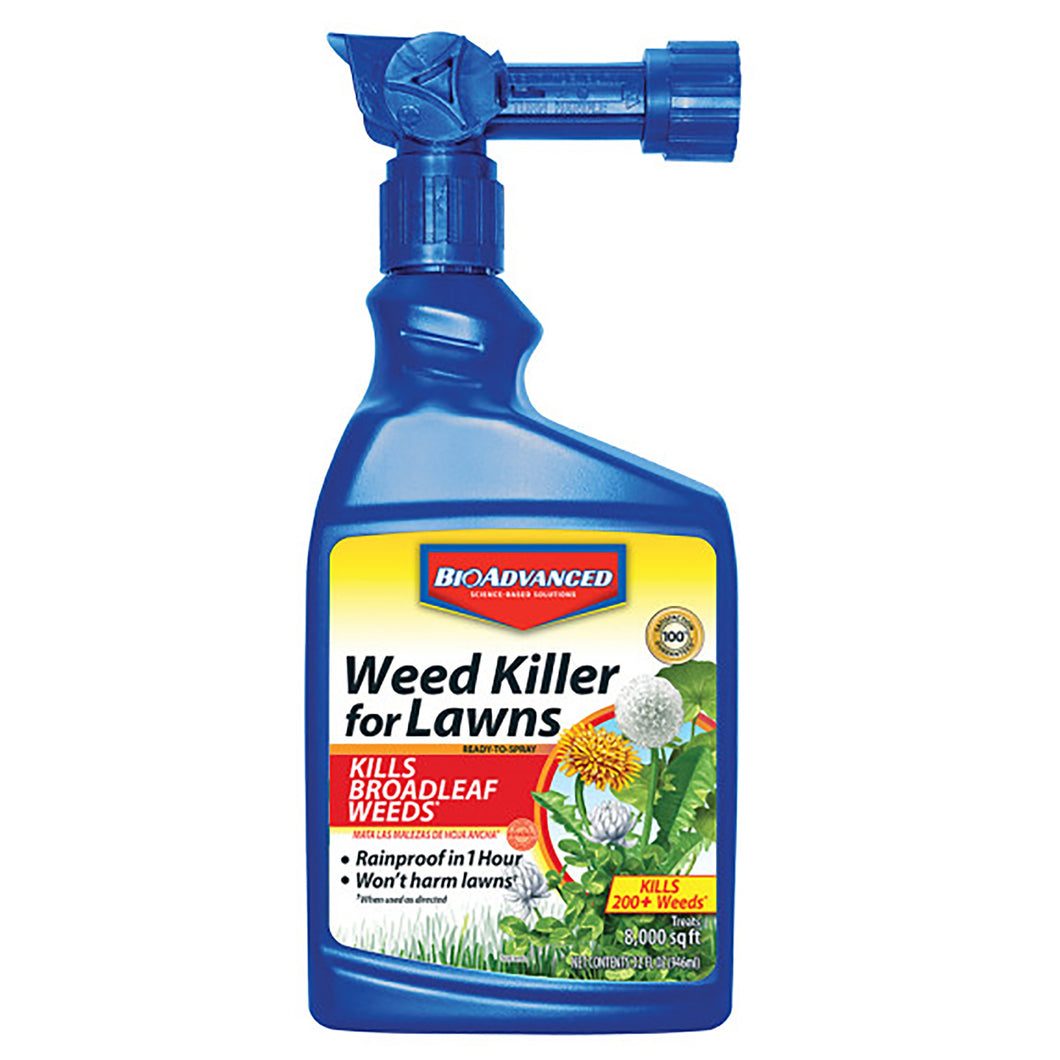 BioAdvanced 704170A Weed Killer, Liquid, Spray Application, 32 oz