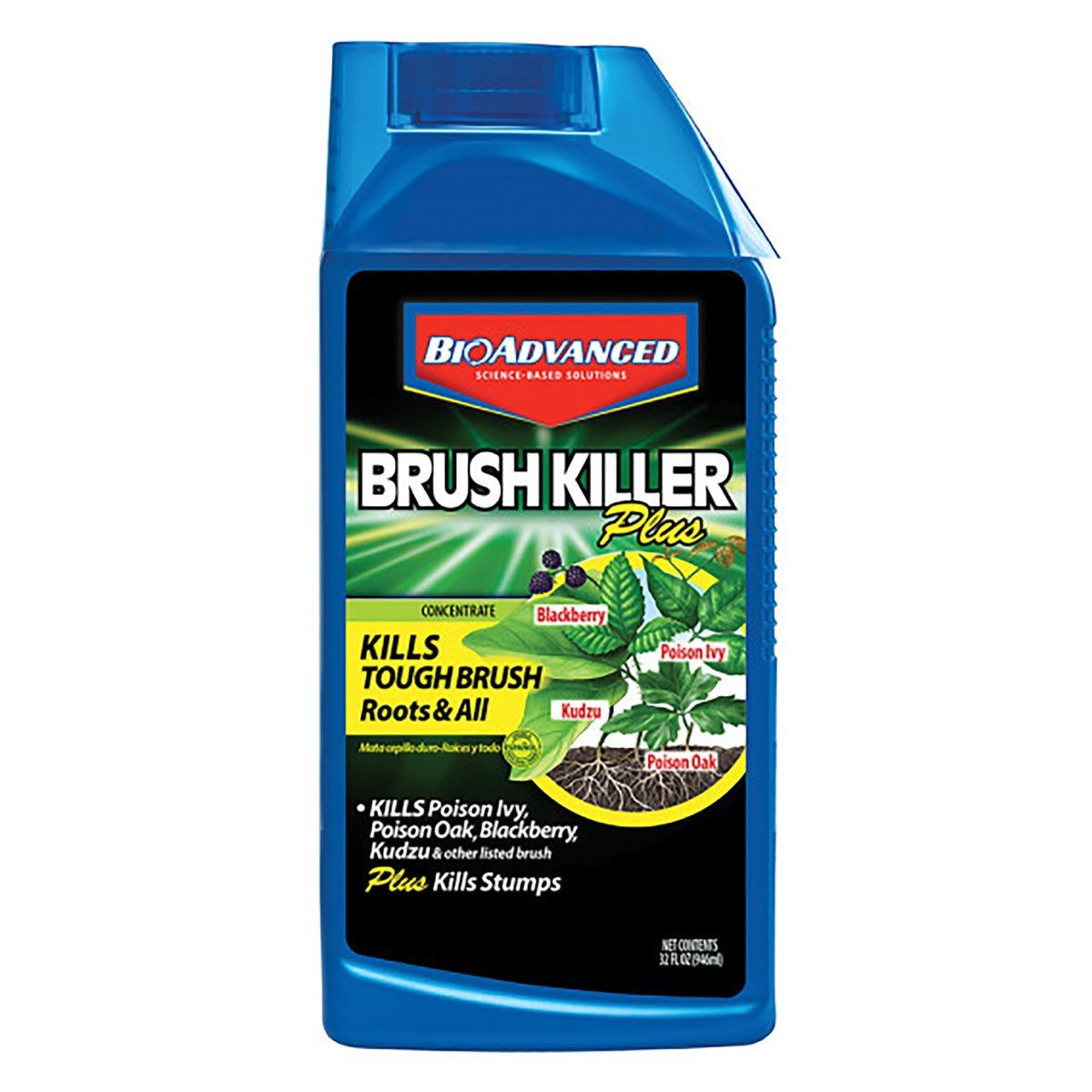BioAdvanced 704640B Brush Killer, Liquid, Clear, 32 oz Bottle