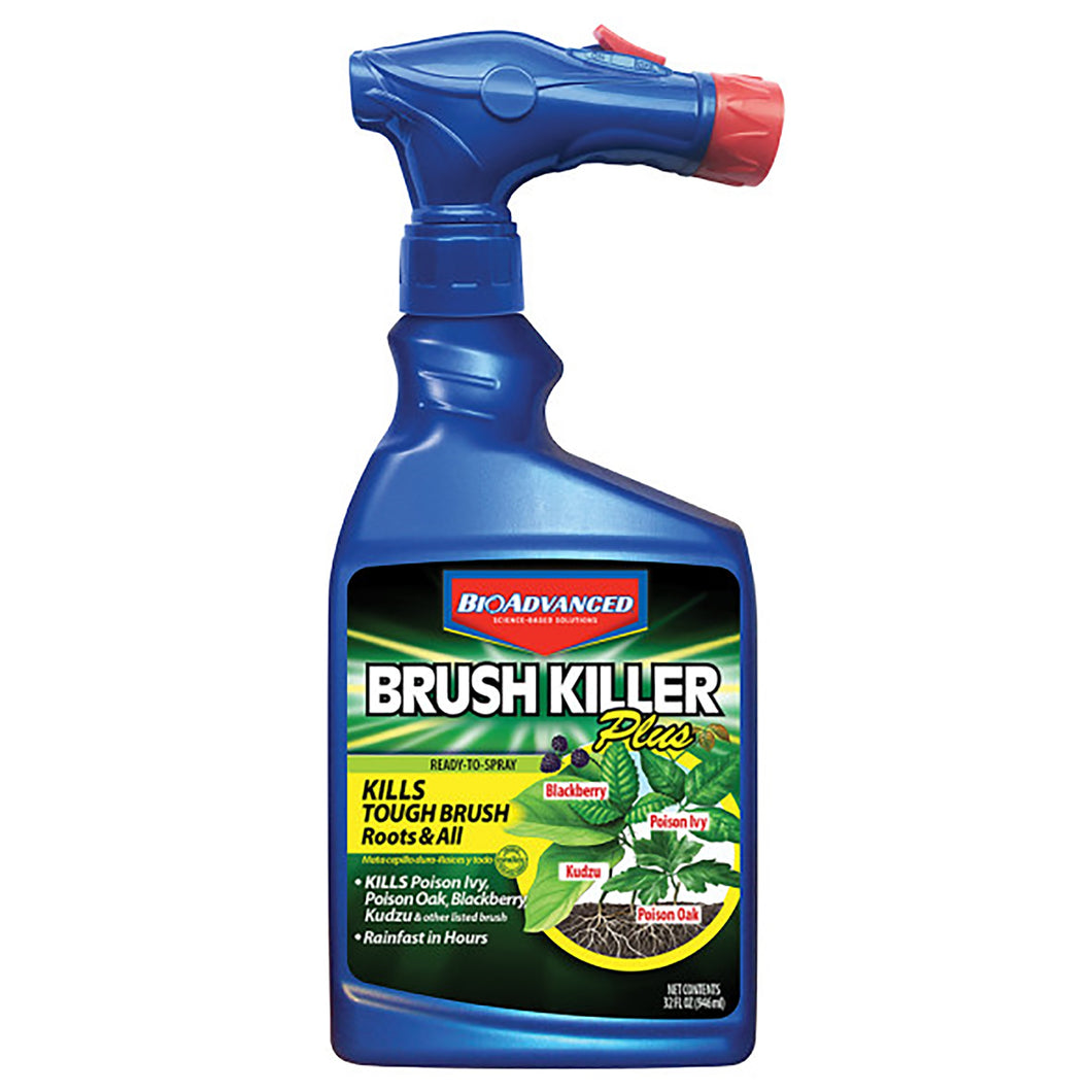 BioAdvanced 704645A Brush Killer, Liquid, Clear, 32 oz Bottle