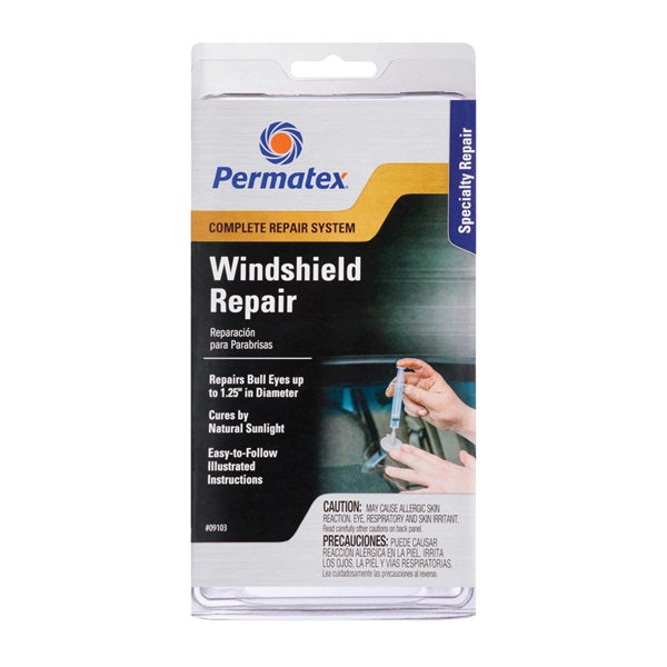 Permatex 09103 Windshield Repair Kit, 0.025 fl-oz