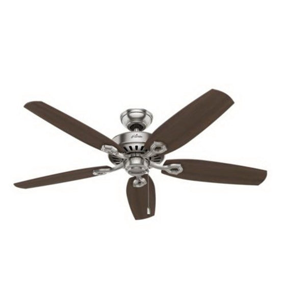 Hunter 53237 Ceiling Fan, 5-Blade, Brazilian Cherry/Harvest Mahogany Blade, 52 in Sweep, Fiberboard Blade, 3-Speed