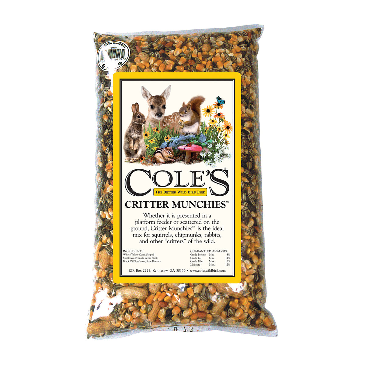 Cole&#39;s CM20 Critter Munchies, Blended Seed, 20 lb Bag