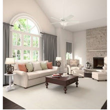 Load image into Gallery viewer, Hunter 53251/28722 Ceiling Fan, 5-Blade, Beech/White Blade, 52 in Sweep, 3-Speed, With Lights: Yes
