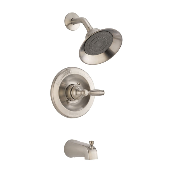 Peerless P188775-BN Tub and Shower Faucet, Brass, Brushed Nickel