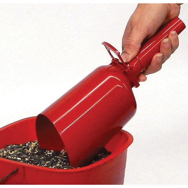 Stokes Select 38095-6CT Bird Seed Scoop, Quick-Release, Plastic, Red, For: Tubular Bird Feeder