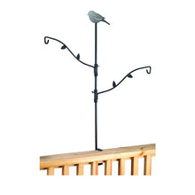 Load image into Gallery viewer, Stokes Select 38099 Hanger Deck Kit, Weatherproof, Solid Steel, Black, Powder-Coated, For: Bird Feeder

