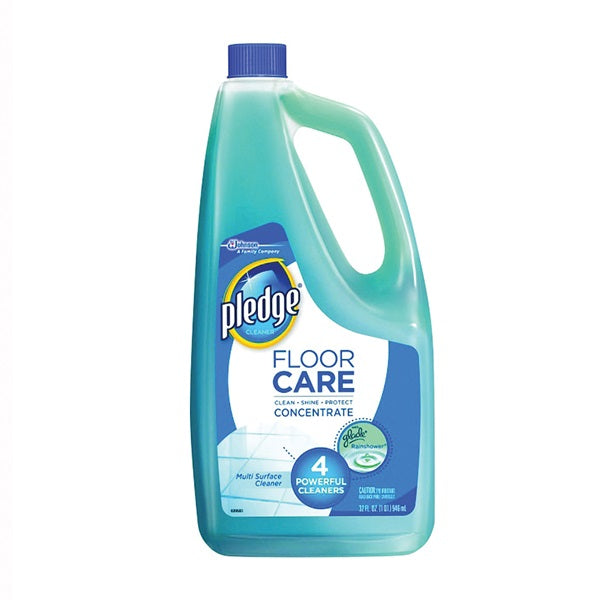 Pledge 74706 Floor Cleaner, 32 oz Bottle, Liquid, Pleasant, Clear