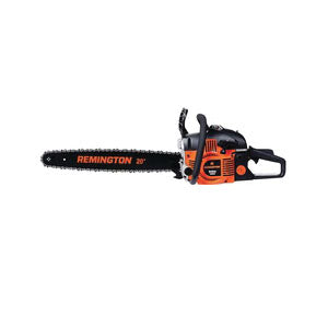 Remington 41BY462S883 Chainsaw, Gas, 46 cc Engine Displacement, 20 in L Bar, Cushioned Handle