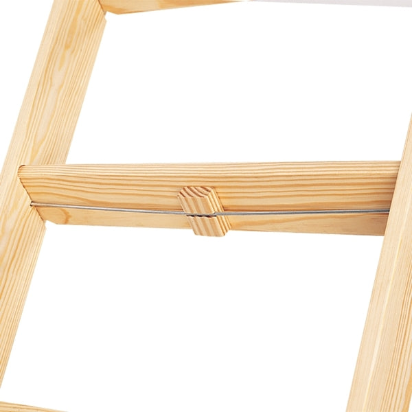 Louisville Premium Series L224PF Attic Ladder, 8 ft 9 in to 10 ft H Ceiling, 22-1/2 x 54 in Ceiling Opening, 11-Step