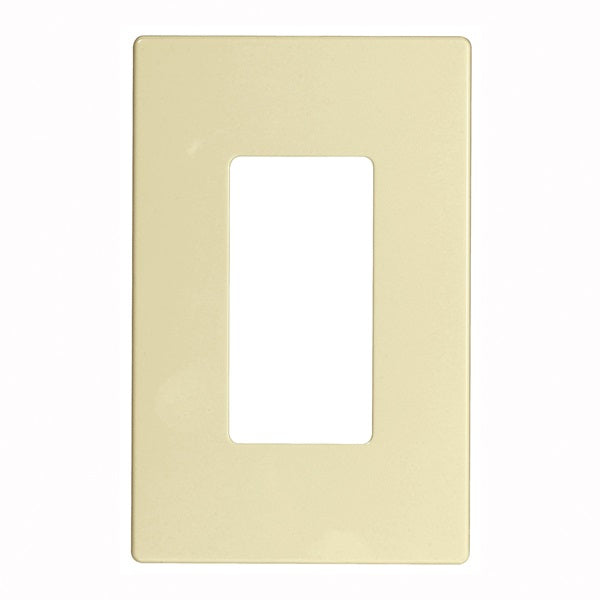 Eaton Cooper Wiring PJS PJS26LA Wallplate, 4-7/8 in L, 3-1/8 in W, 1 -Gang, Polycarbonate, Light Almond
