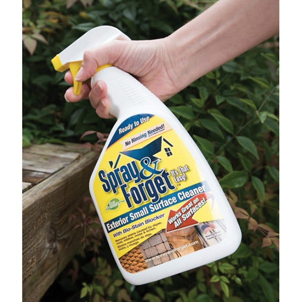 Spray & Forget SFPMCS-6 Cleaner, 32 oz, Liquid, Mild Citrus, Light Orange