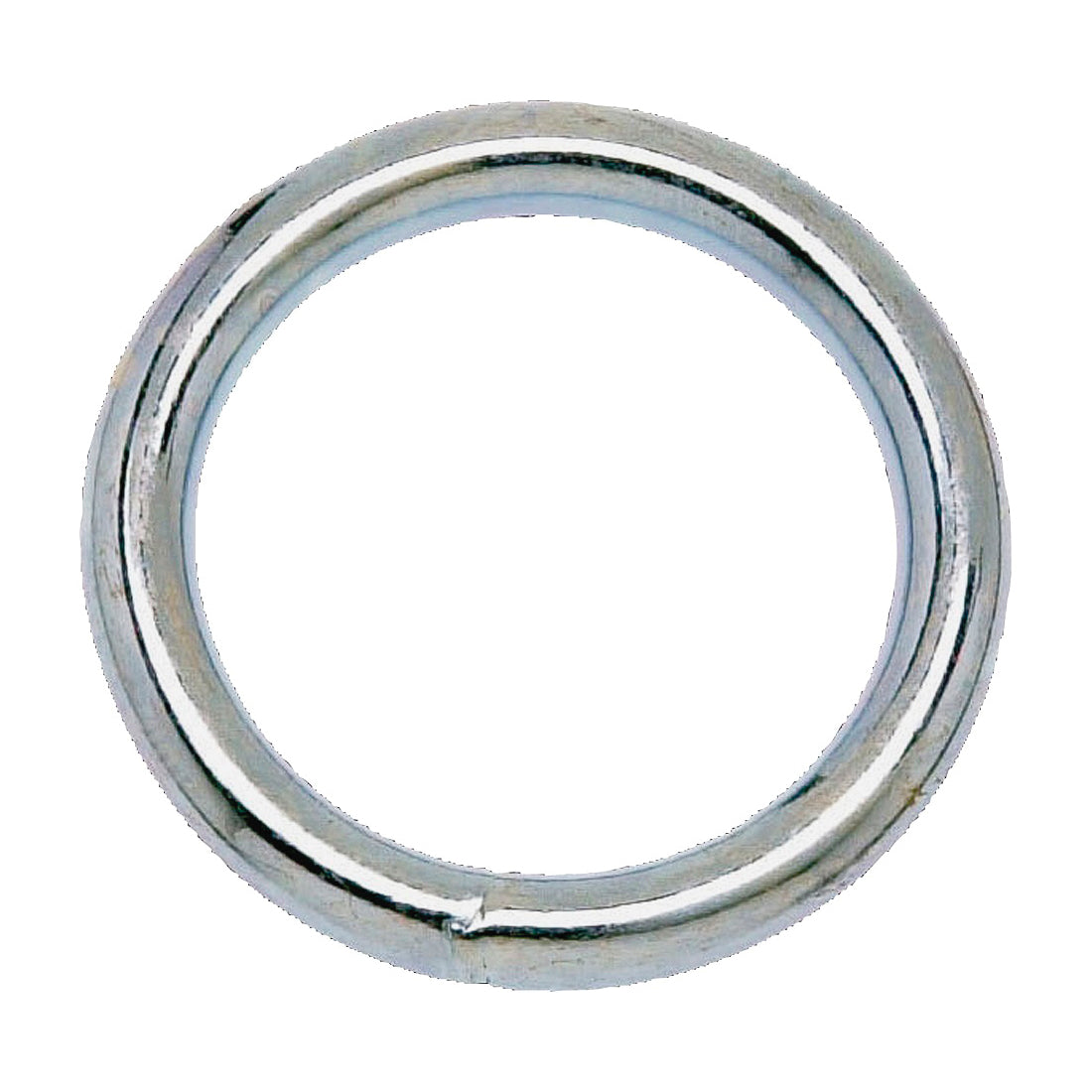 Campbell T7665012 Welded Ring, 200 lb Working Load, 1 in ID Dia Ring, #7 Chain, Steel, Nickel-Plated