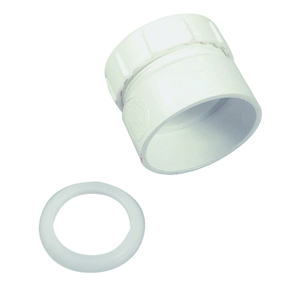 Danco 94041 Trap Pipe Adapter, 1-1/2 in, Plastic, White
