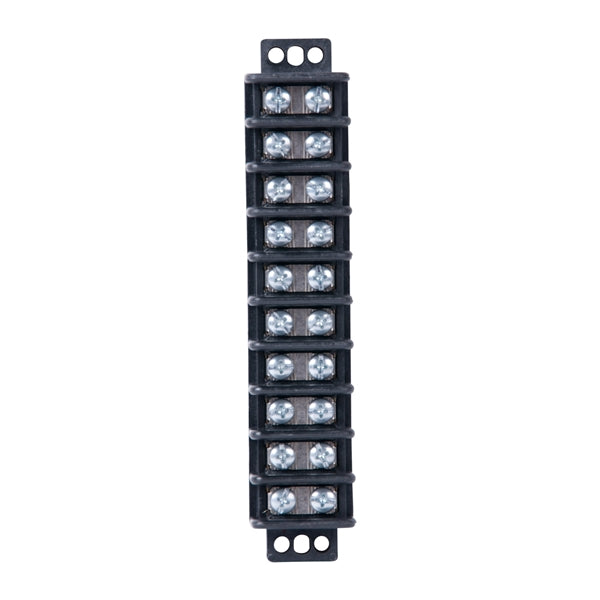 GB GTB-410 Terminal Block, 600 V, 30 A, 10 -Pole, 2 -Row
