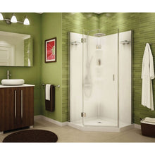 Load image into Gallery viewer, MAAX Papaya 105545-000-129 Shower Kit, 36 in L, 36 in W, 72 in H, Polystyrene, Chrome, 3-Wall Panel, Neo-Angle
