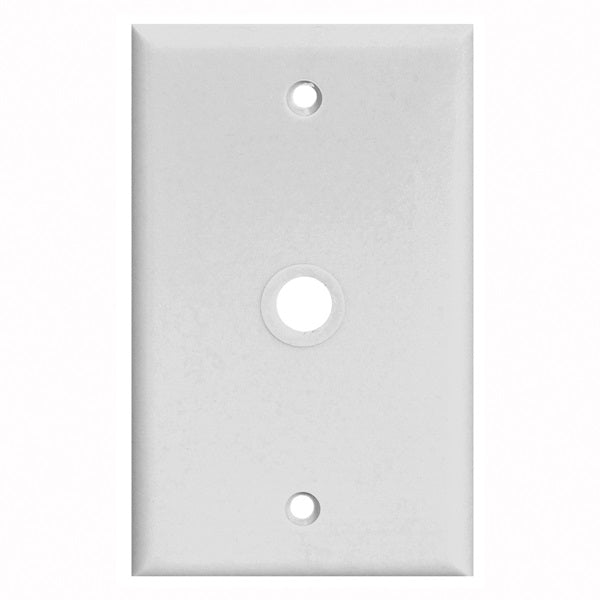 Eaton Wiring Devices PJ11 PJ11W Wallplate, 4-1/2 in L, 2-3/4 in W, 1 -Gang, Polycarbonate, White, High-Gloss