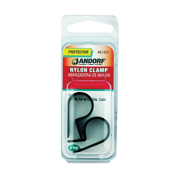 Jandorf 61457 Cable Clamp, Nylon, Black