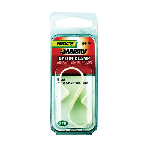 Jandorf 61470 Cable Clamp, Nylon, Natural