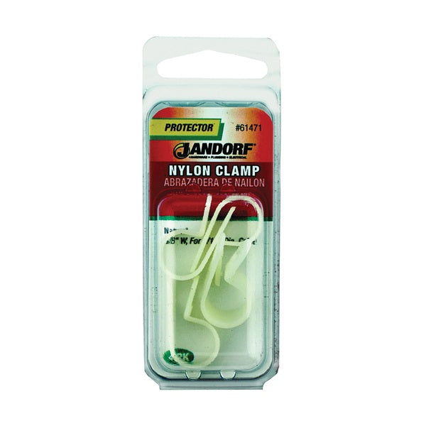 Jandorf 61471 Cable Clamp, Nylon, Natural