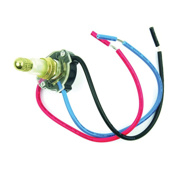 Jandorf 61206 Double Circuit Rotary Switch, 3 A, 125 V, Brass